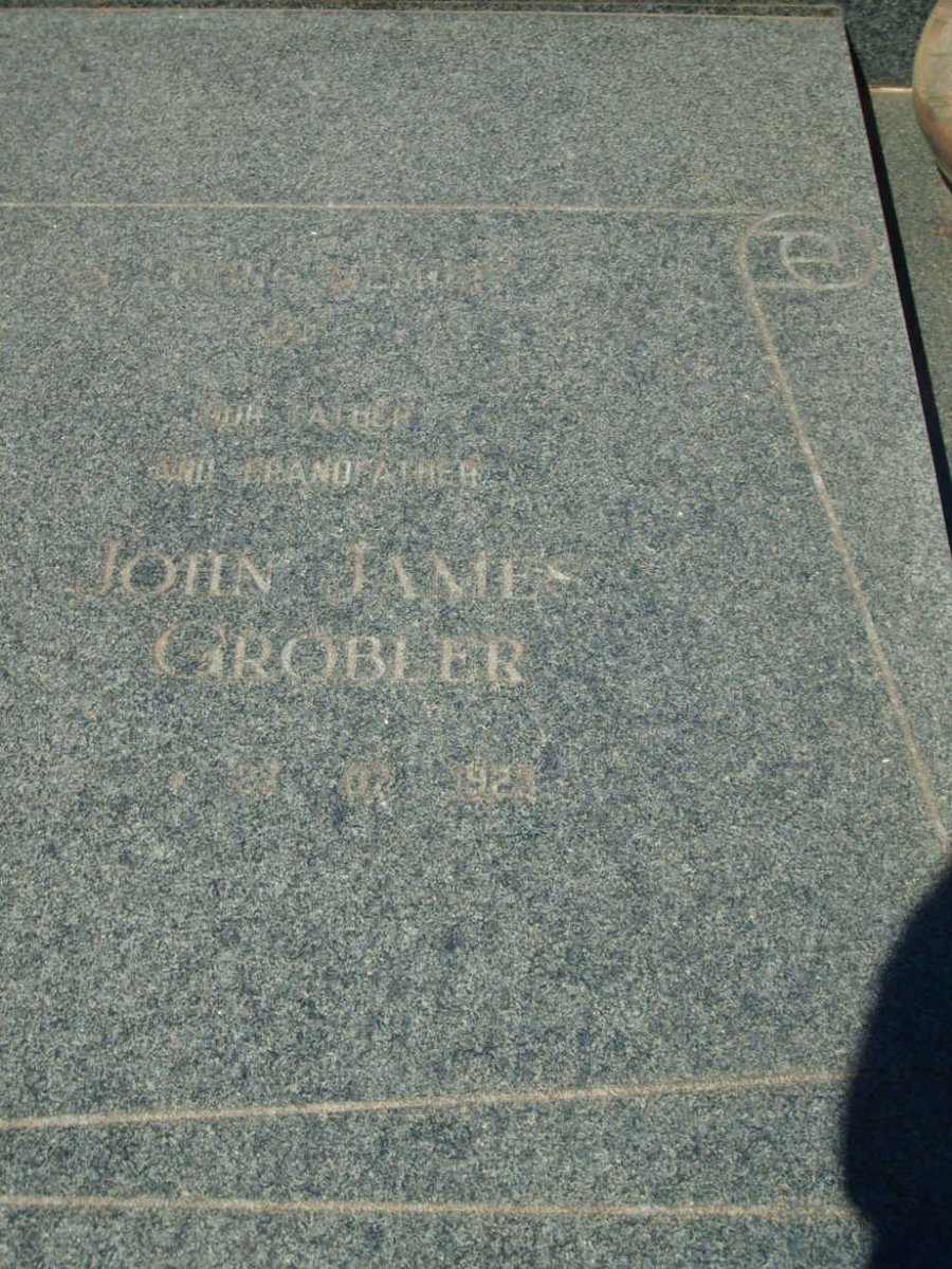 GROBLER John James 1923-