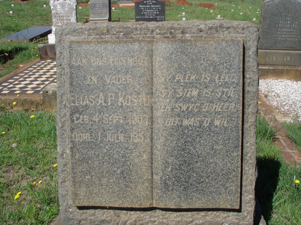 KOSTER Elias A.P. 1903-1953
