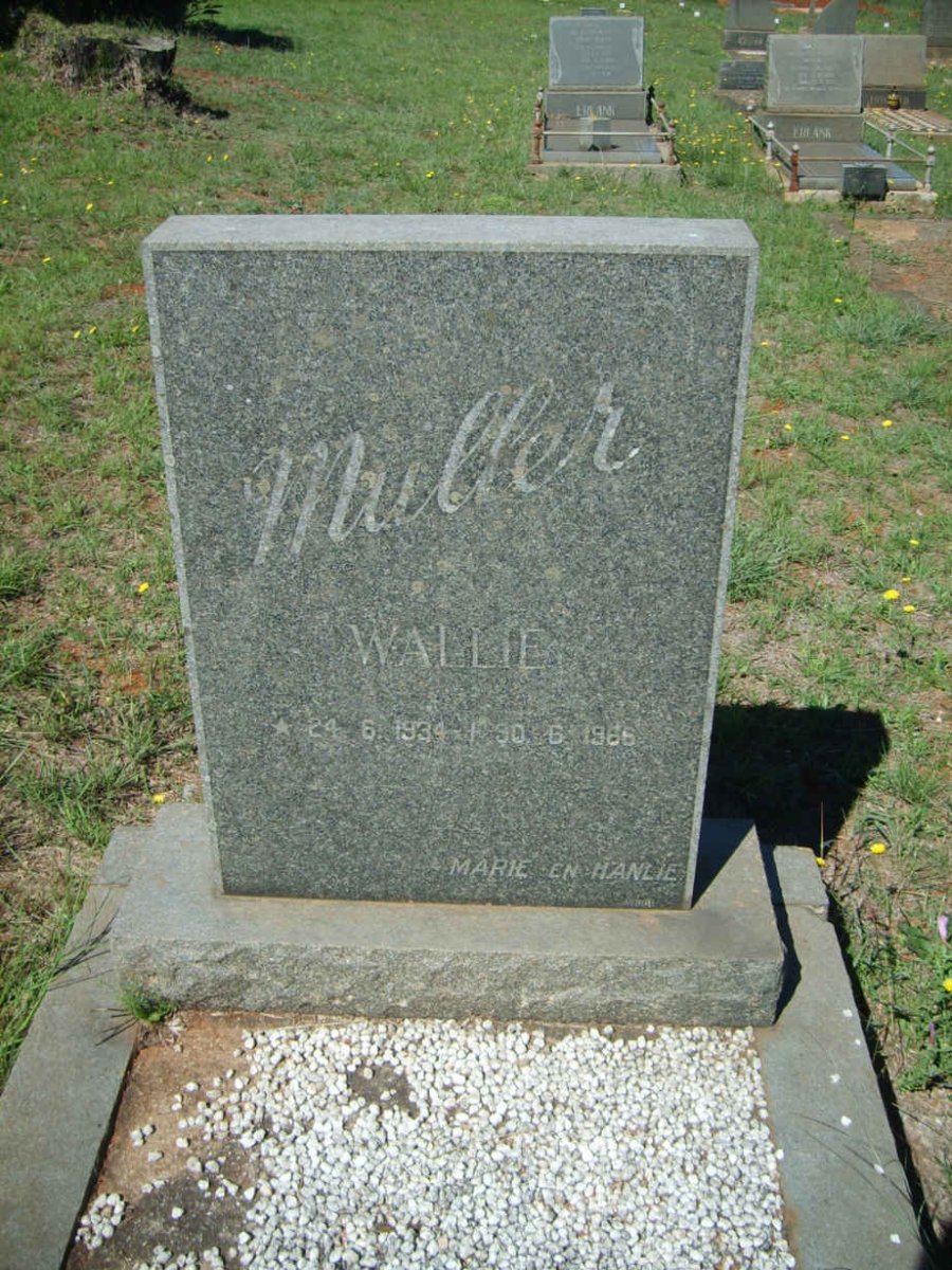 MULLER Wallie 1934-1966