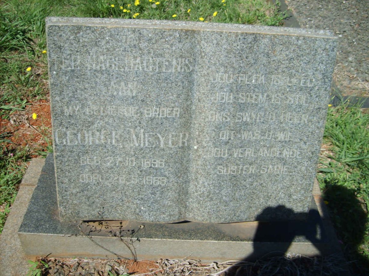MEYER George 1896-1969
