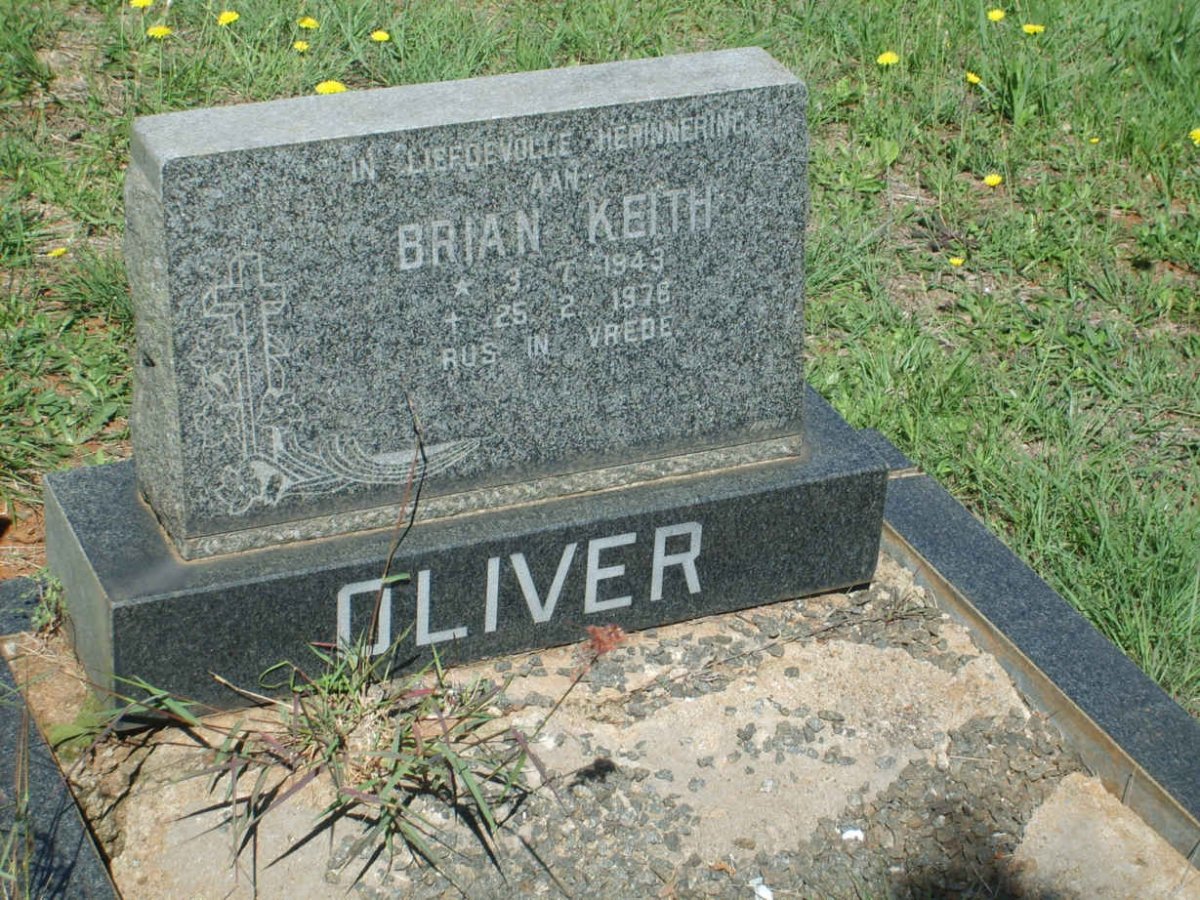 OLIVER Brian Keith 1943-1978
