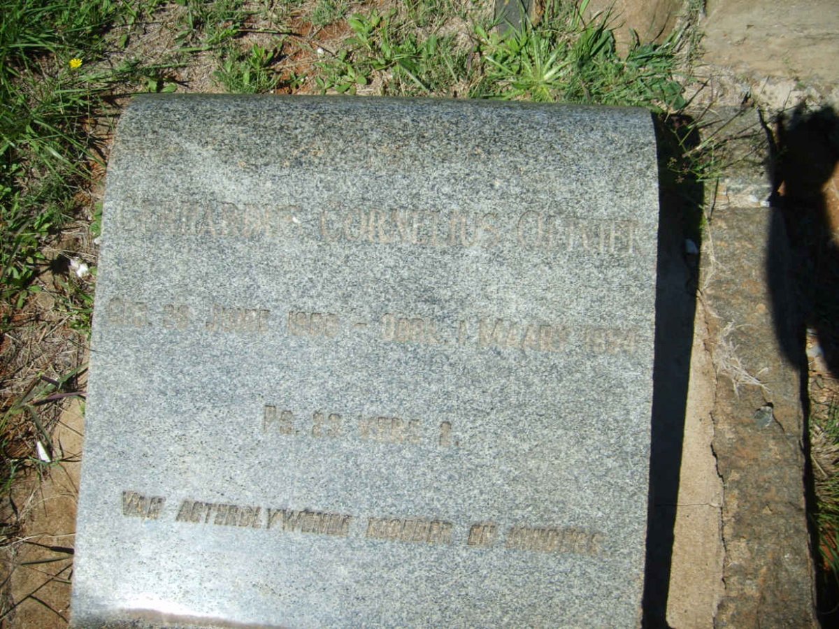 OLIVIER Gerhardus Cornelius