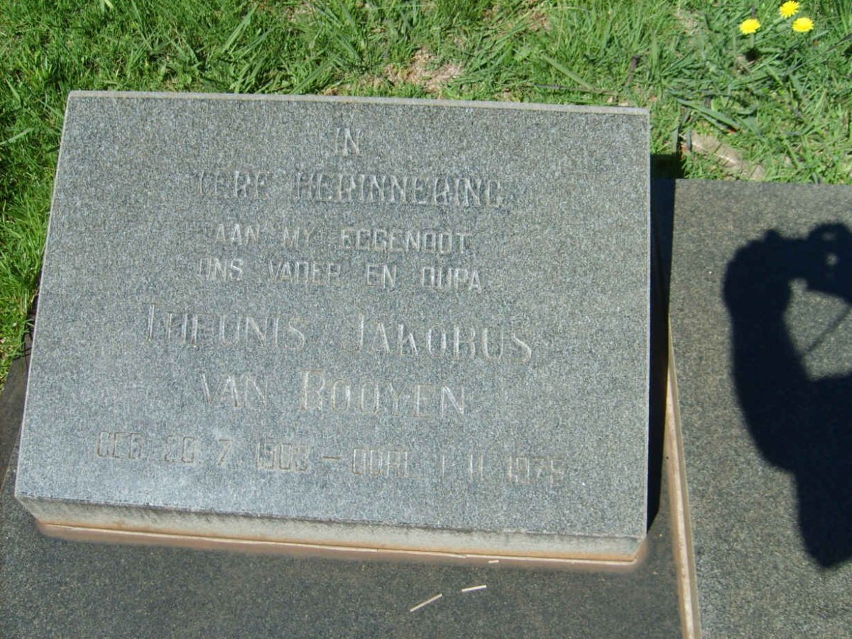 ROOYEN Theunis Jacobus, van