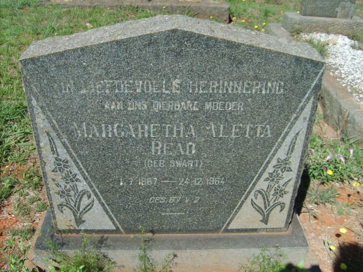 READ Margaretha Aletta nee SWART 1867-1964