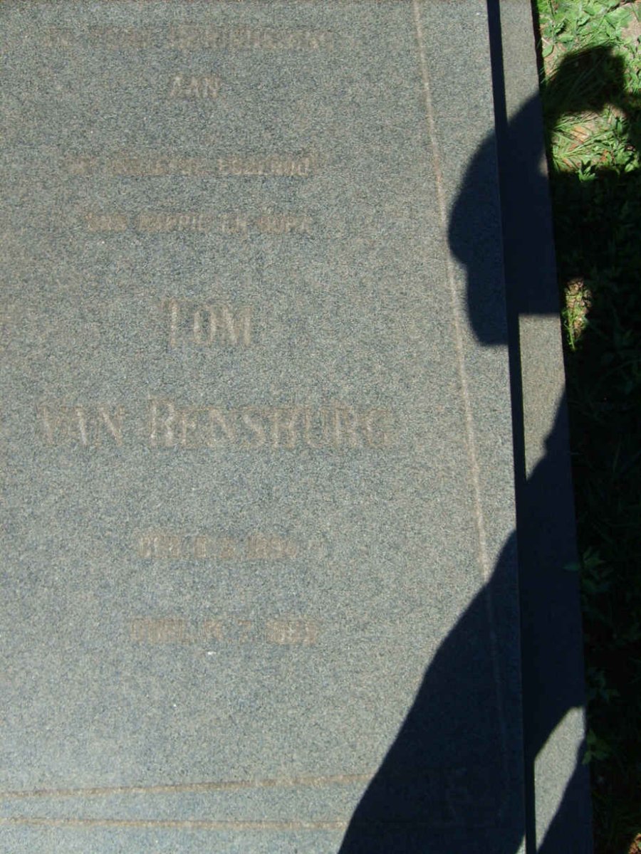 RENSBURG Tom, van