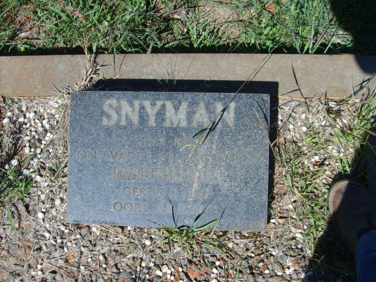 SNYMAN Marthinus