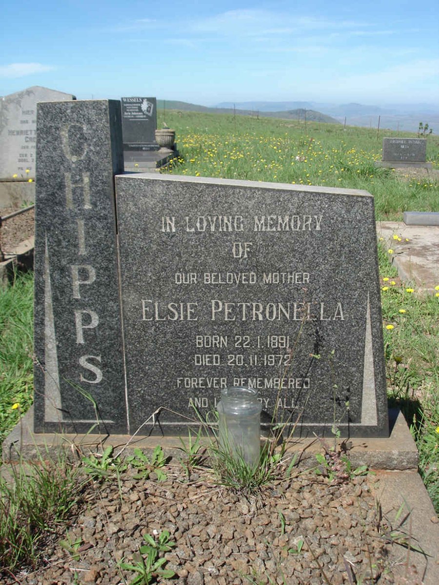 CHIPPS Elsie Petronella 1891-1972