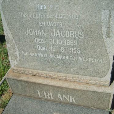 ERLANK Johan Jacobus 1899-1955