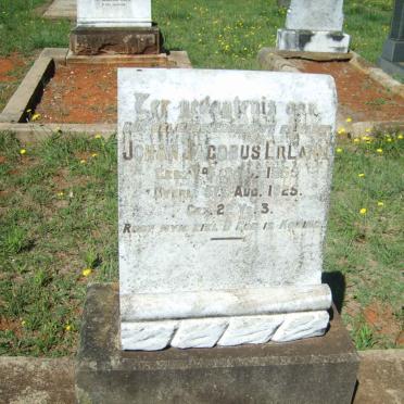 ERLANK Johan Jacobus 1855-1925