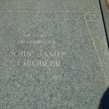 GROBLER John James 1923- &amp; Elizabeth Ann 1920-1990 