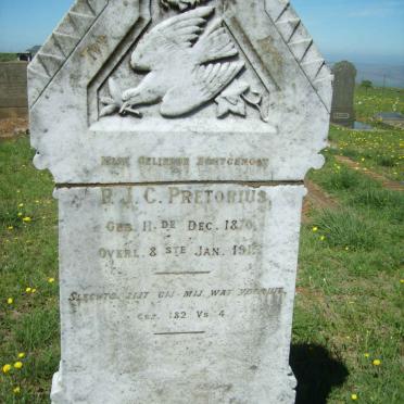 PRETORIUS P.J.C. 1870-1911
