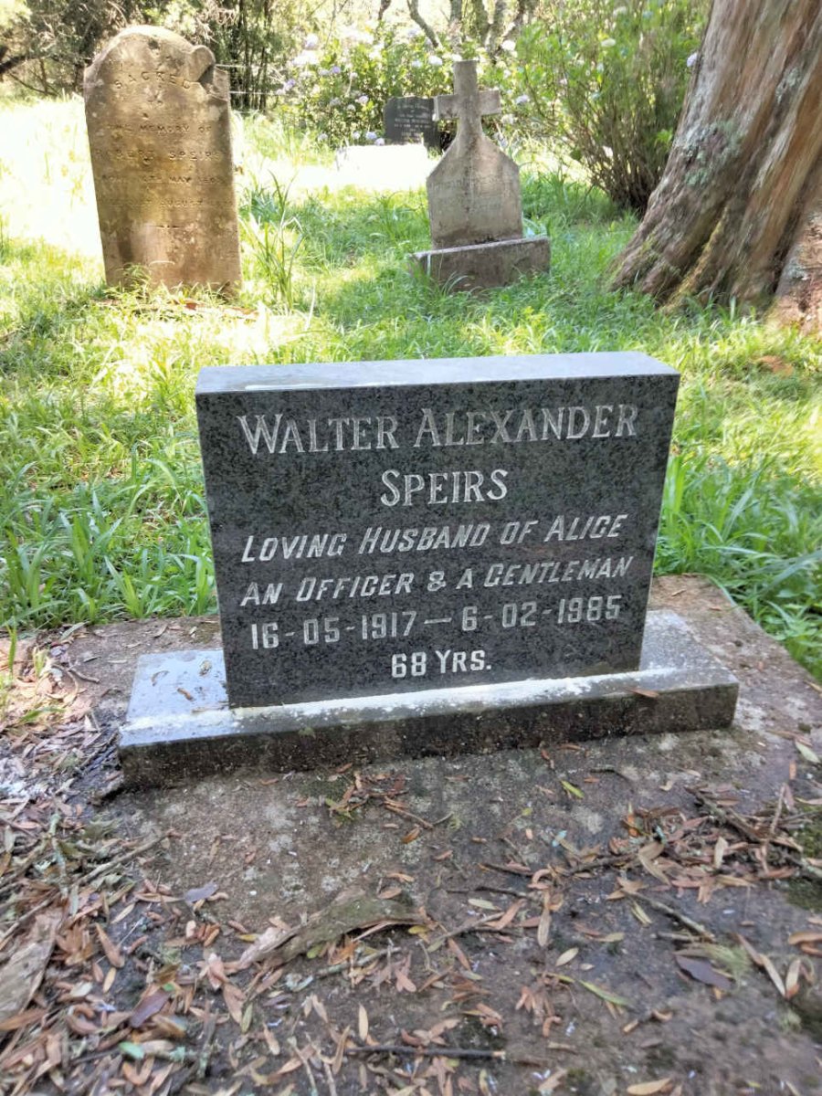 SPEIRS Walter Alexander 1917-1985