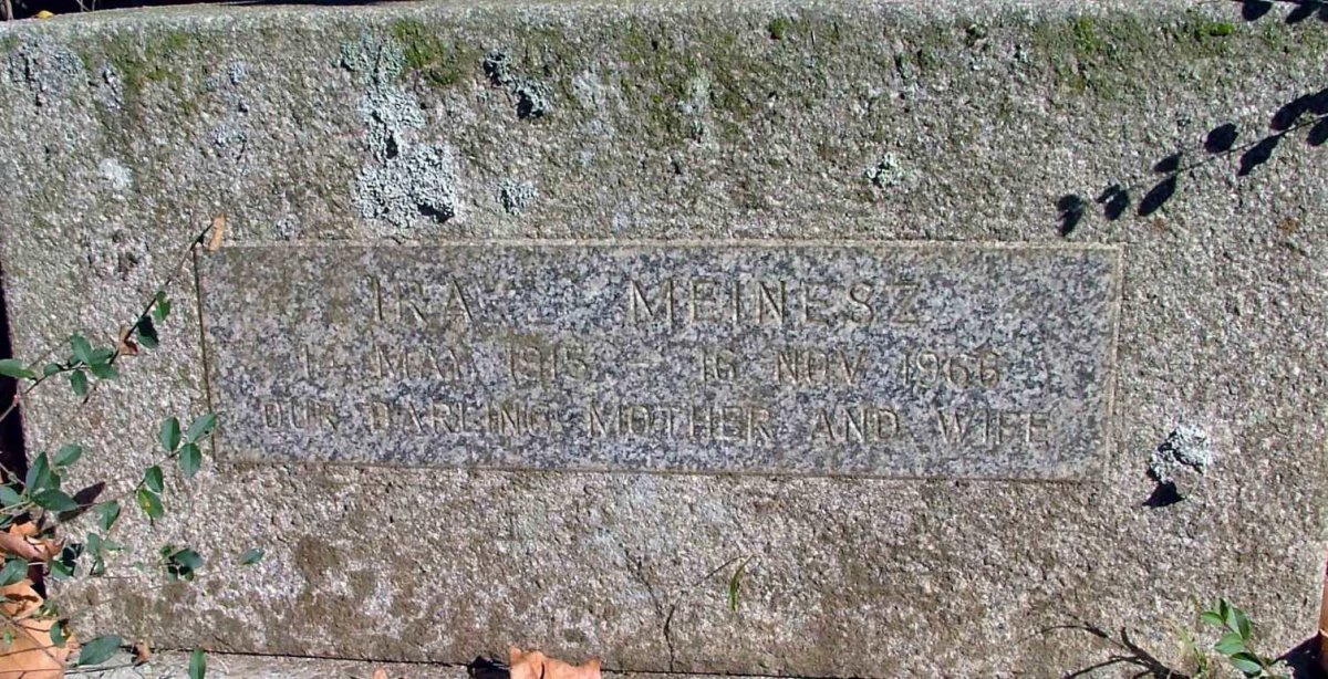 MEINESZ Ira 1915-1966