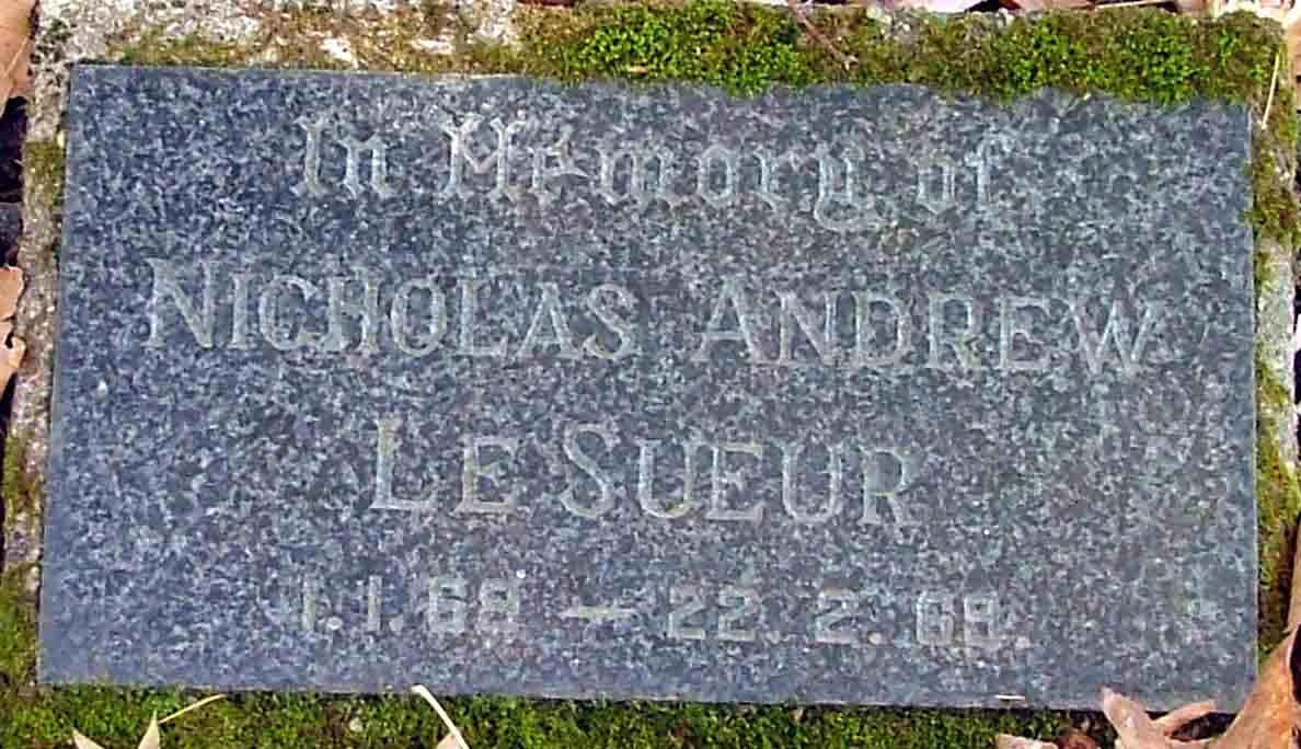 SUEUR Nicholas Andrew, le ??69-??69 