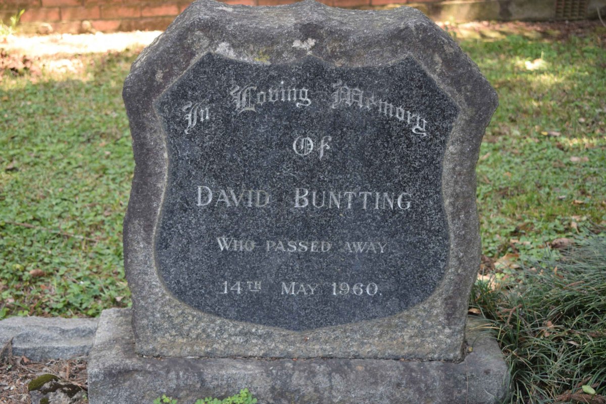 BUNTTING David -1960