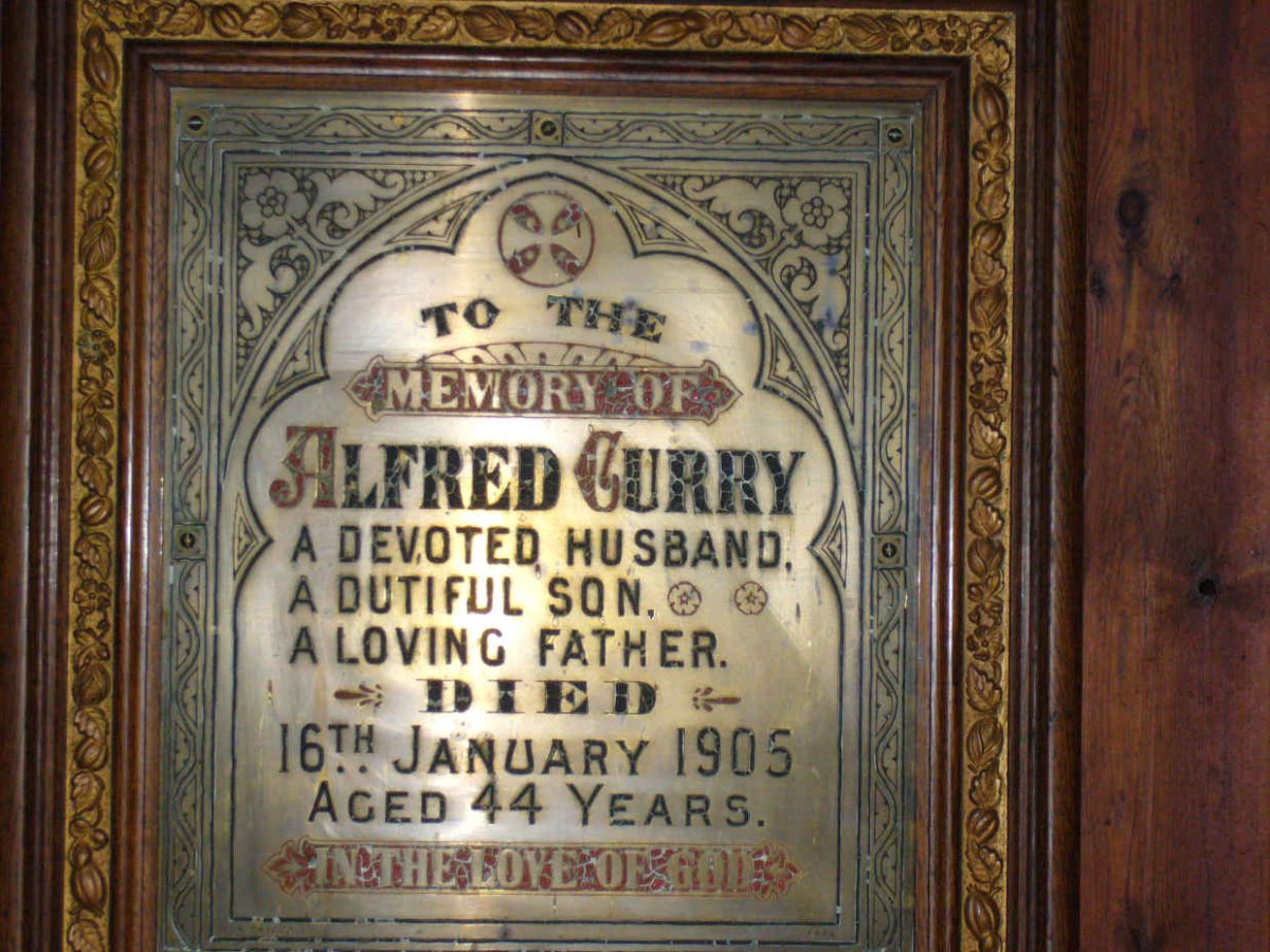 CURRY Alfred  -1905