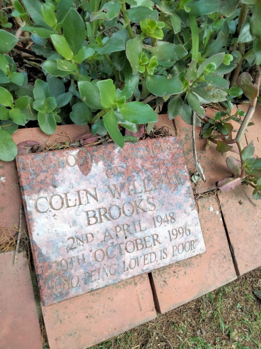 BROOKS Colin William 1948-1996