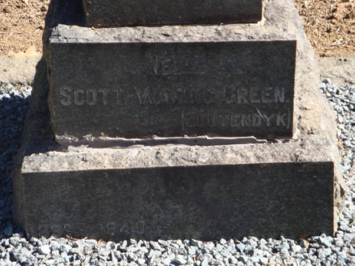 GREEN Nell Scott-Waring nee ZUUTENDYK
