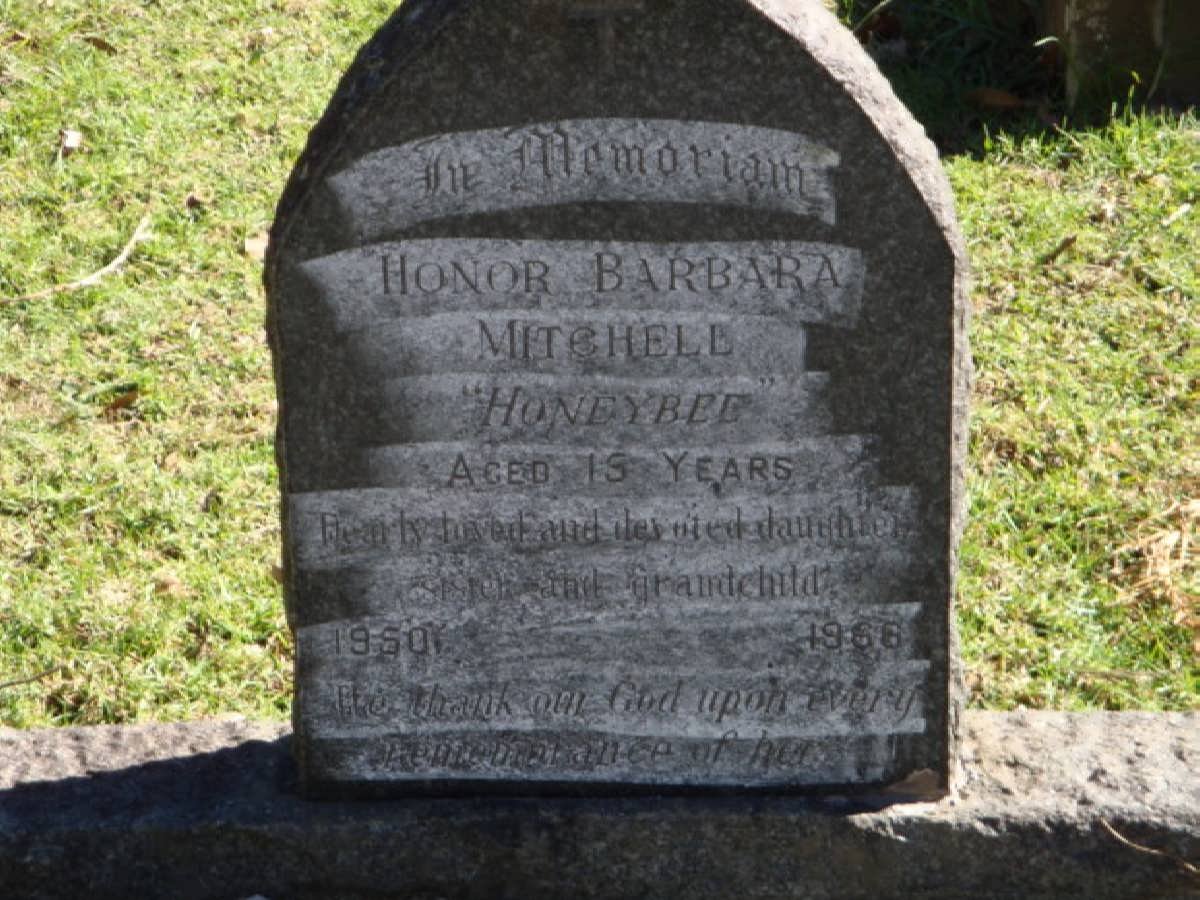 MITCHELL Honor Barbara 1950-1966