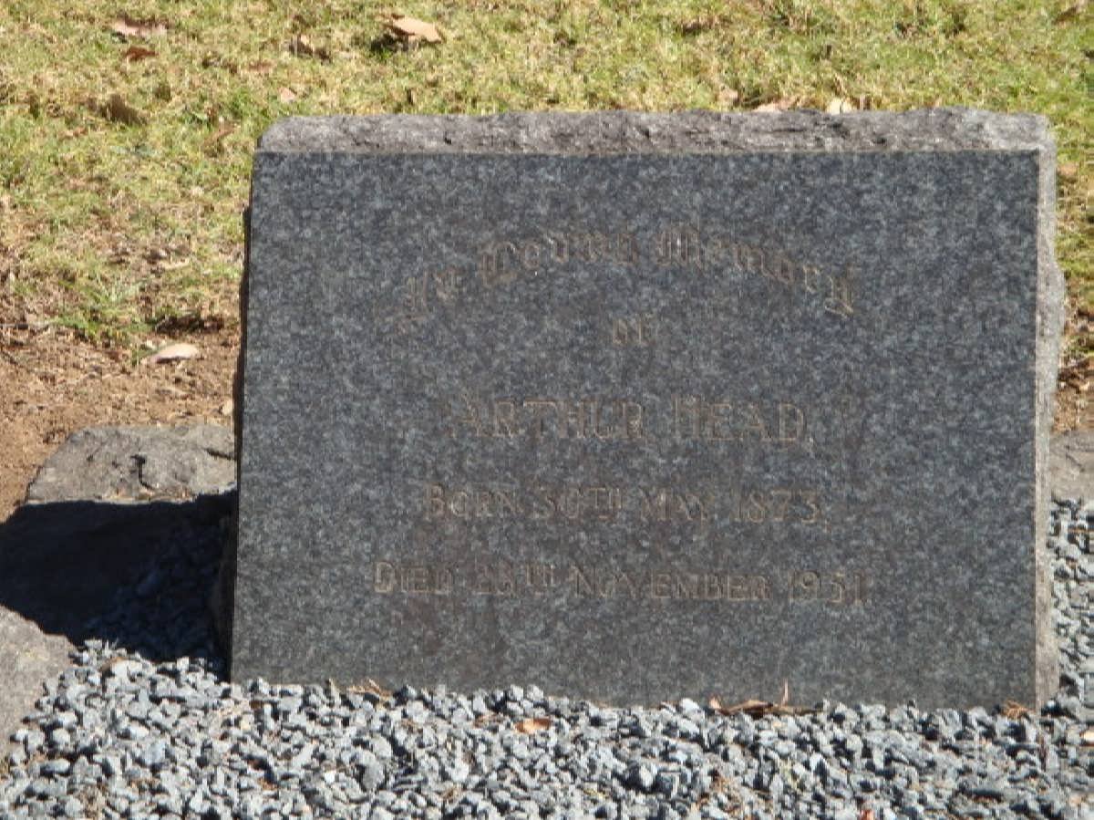 HEAD Arthur 1879-1951