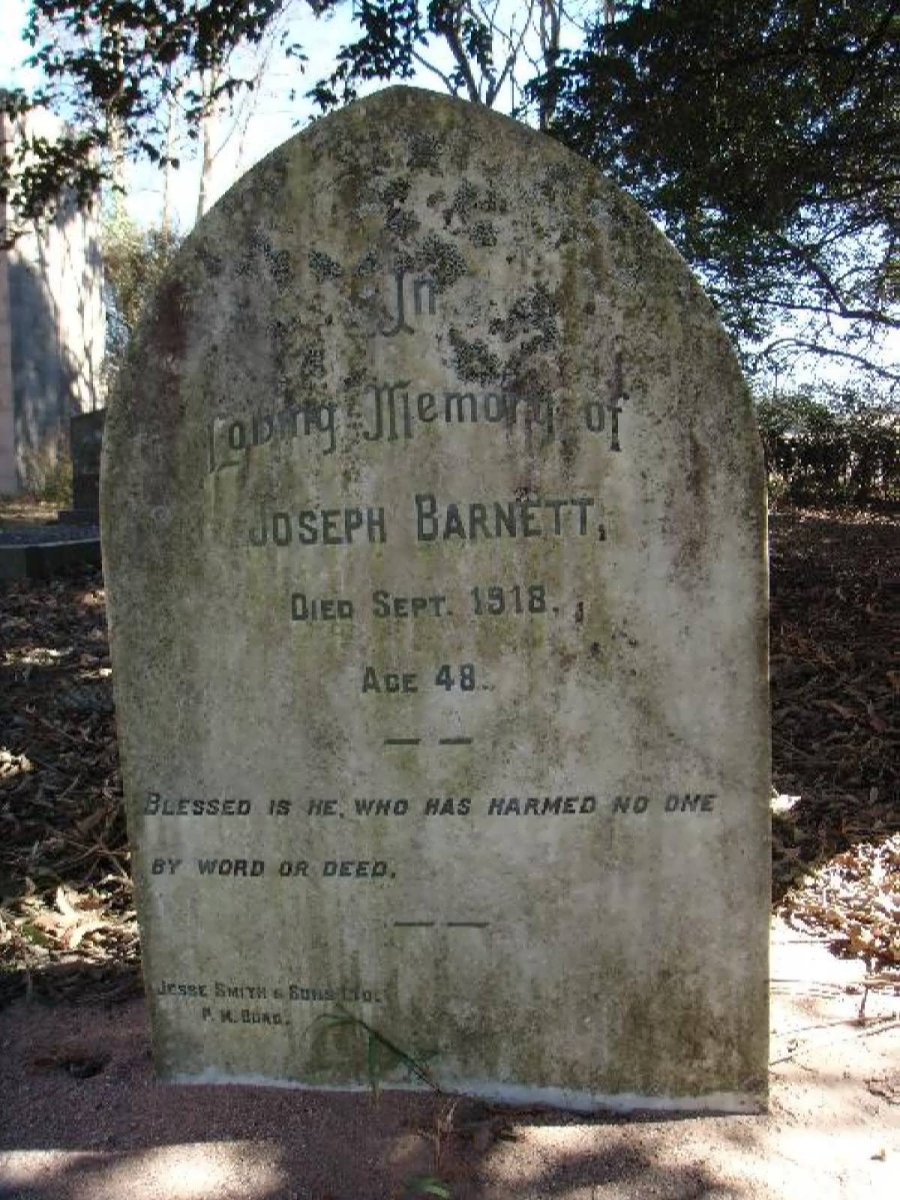 BARNETT Joseph -1918