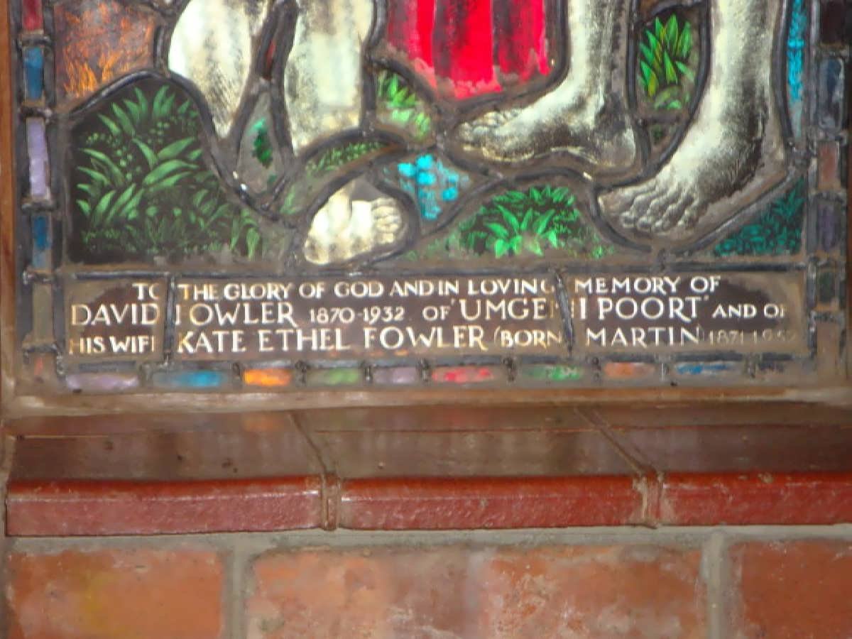 FOWLER David 1870-1932 &amp; Kate Ethel MARTIN 1871-1952