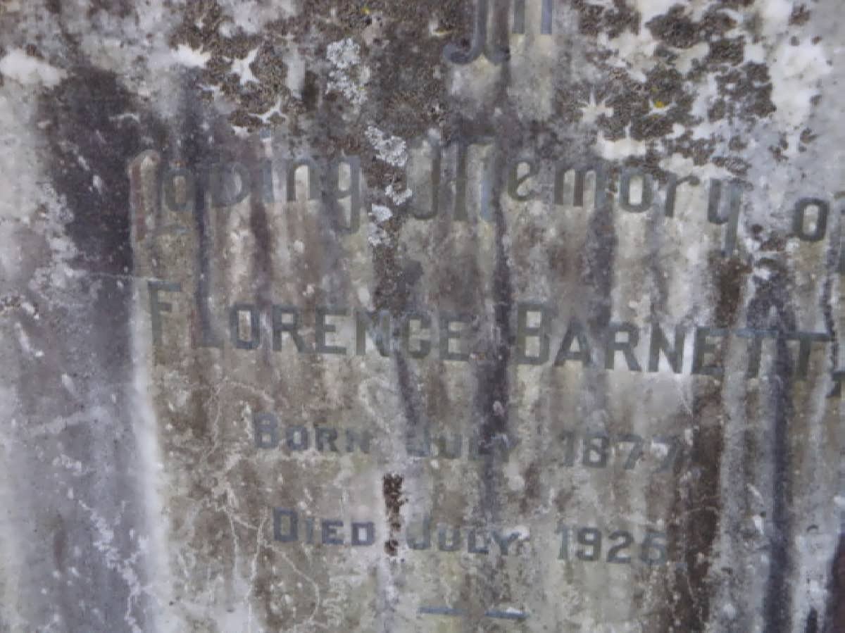 BARNETT Florence 1877-1926