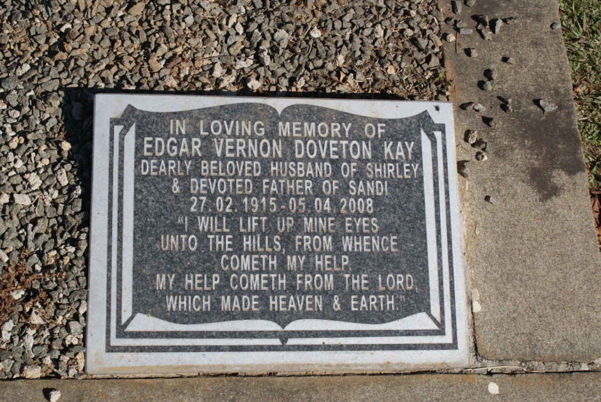 KAY Edgar Vernon Doveton 1915-2008