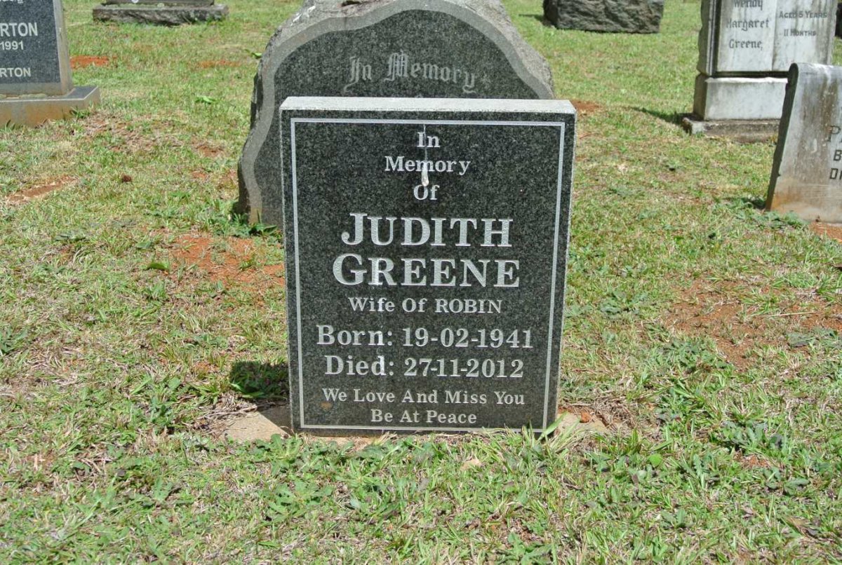 GREENE Judith 1941-2012