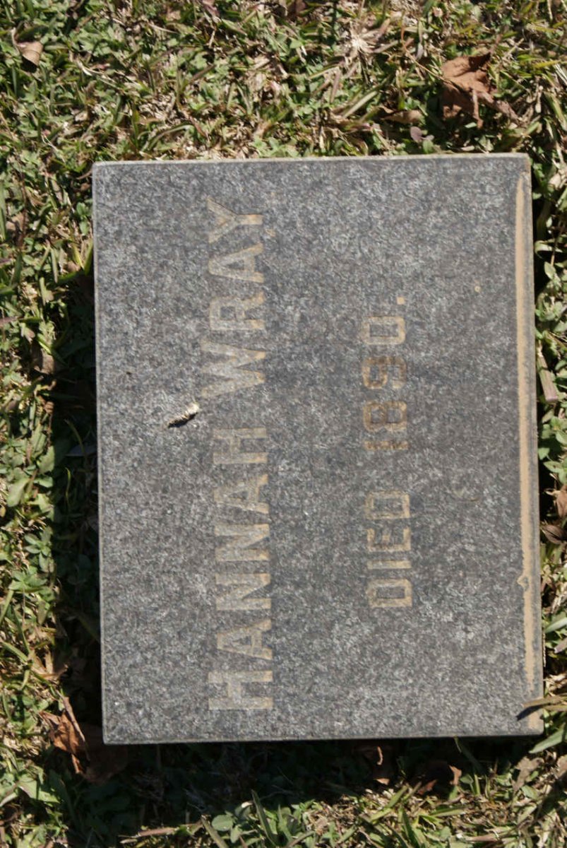 WRAY Hannah -1890
