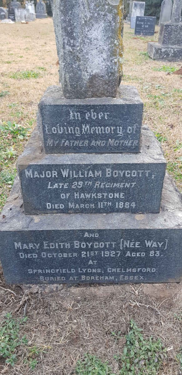 BOYCOTT William -1884 &amp; Mary Edith WAY -1927
