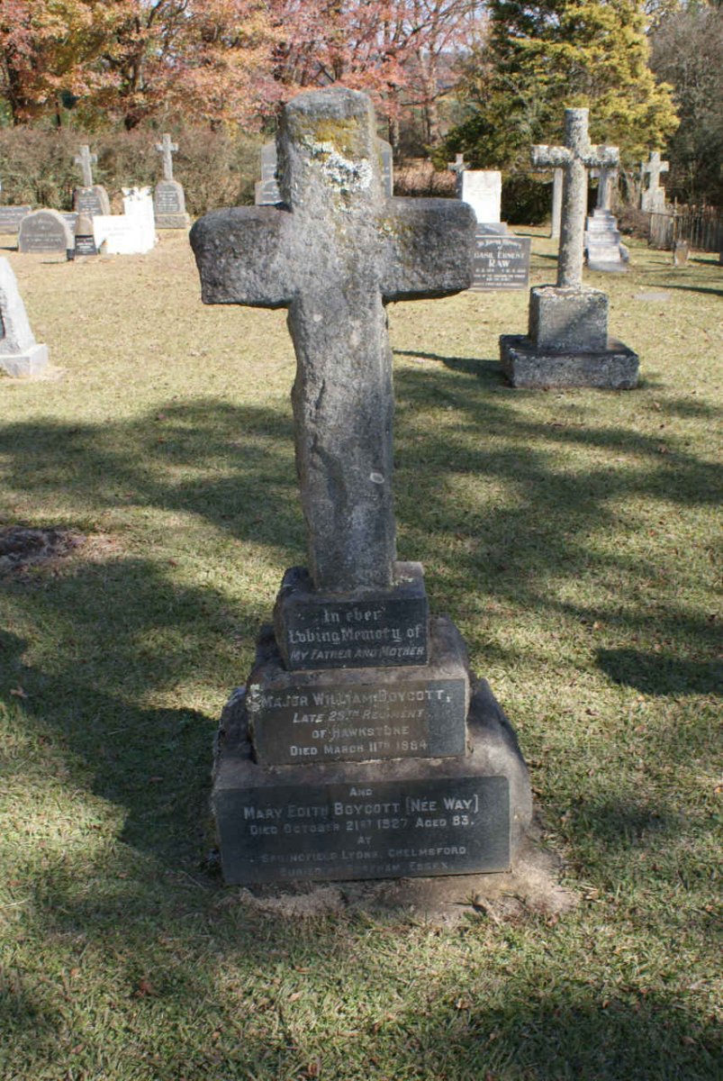 BOYCOTT William -1884 &amp; Mary Edith WAY -1927