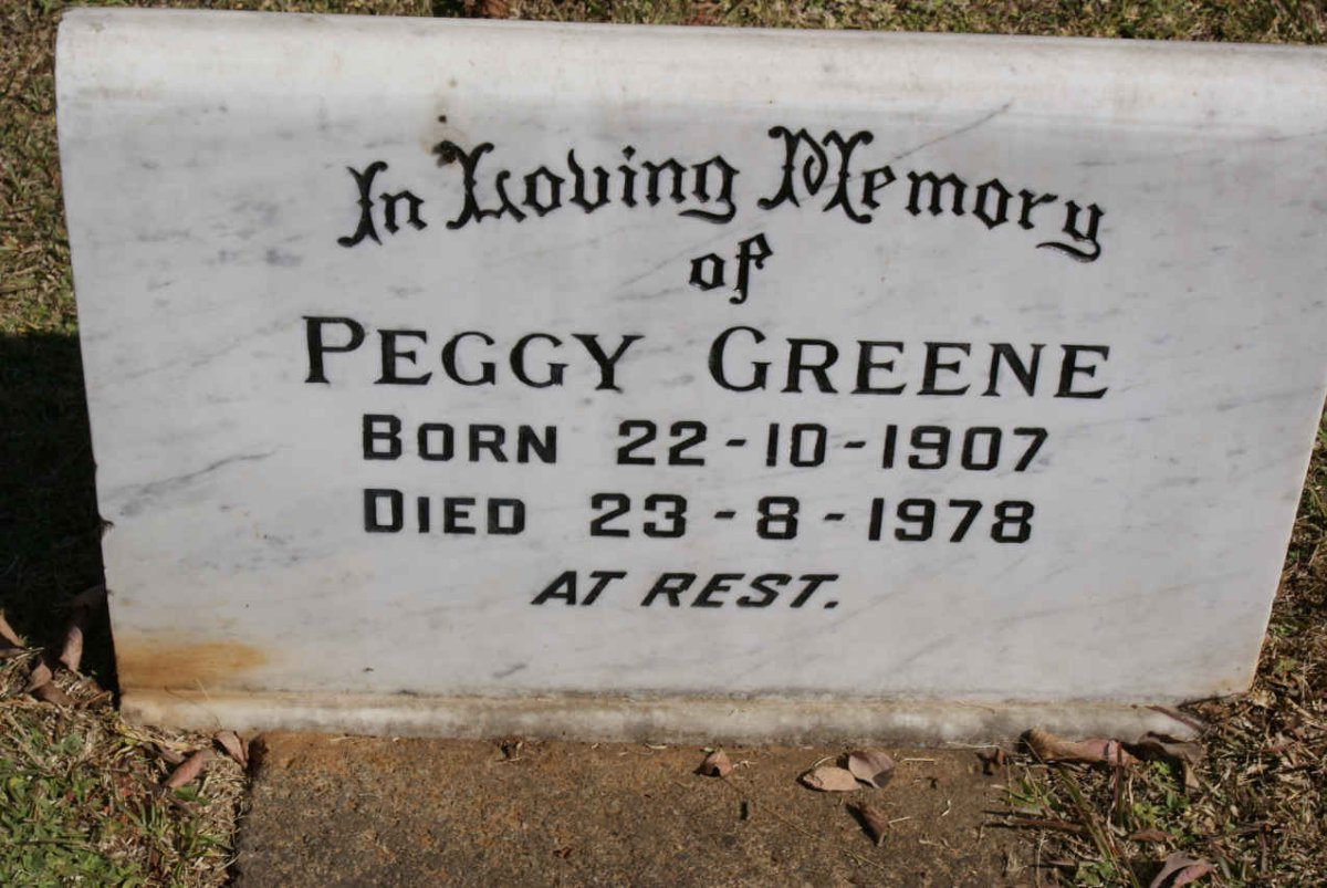GREENE Peggy 1907-1978