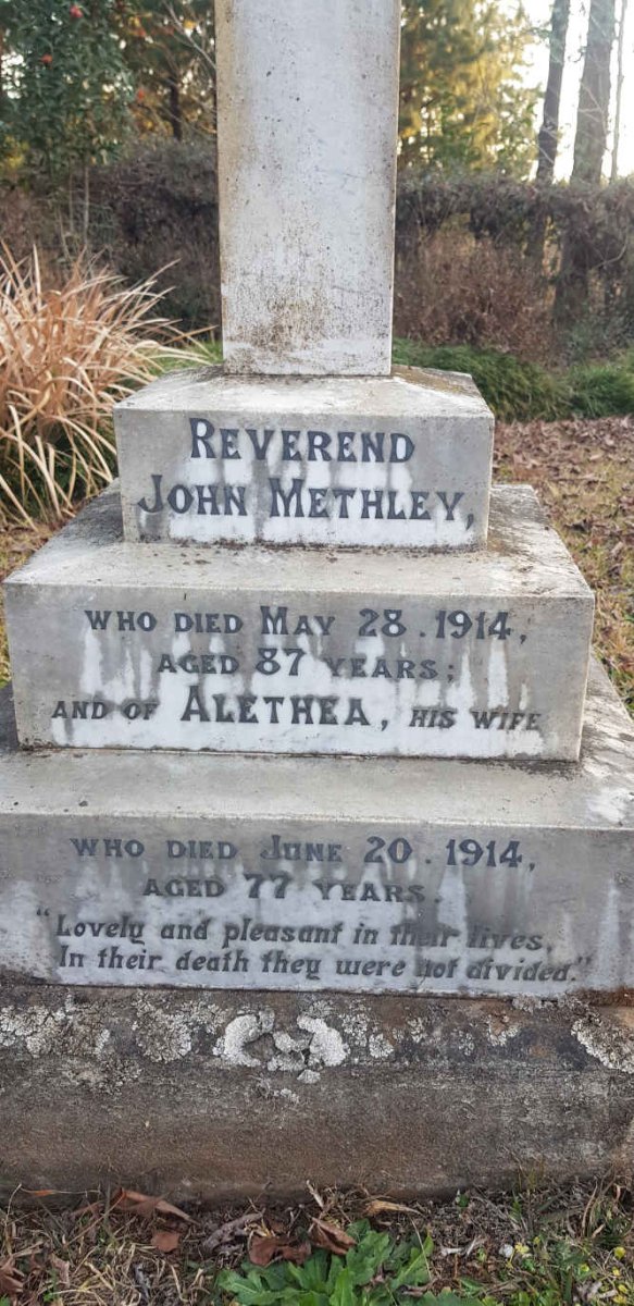 METHLEY John 1827-1914 &amp; Alethea -1914