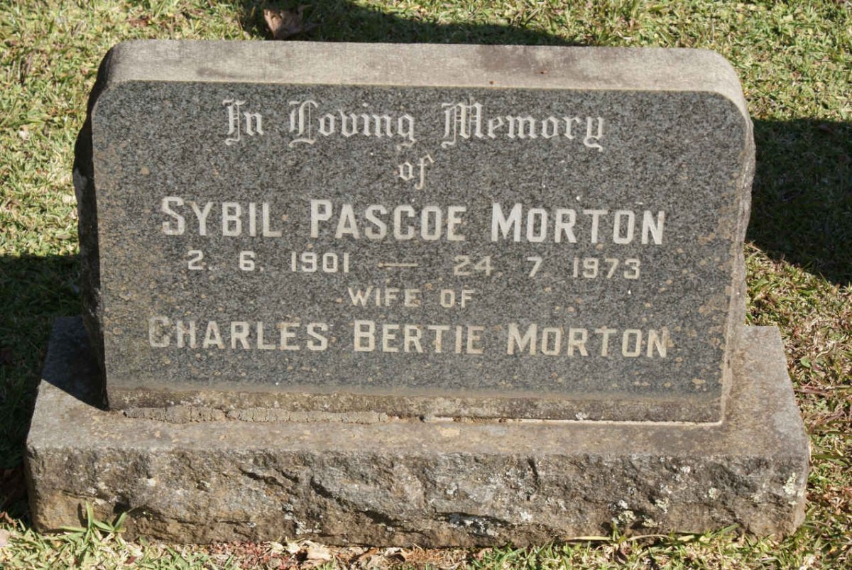 MORTON Sybil Pascoe 1901-1973