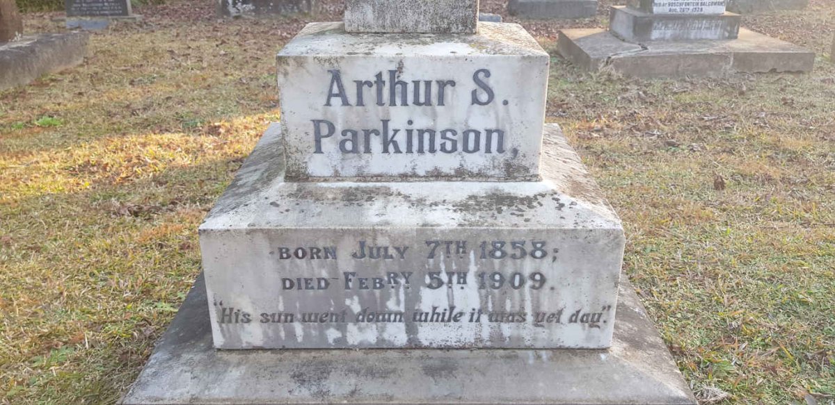 PARKINSON Arthur S. 1858-1909