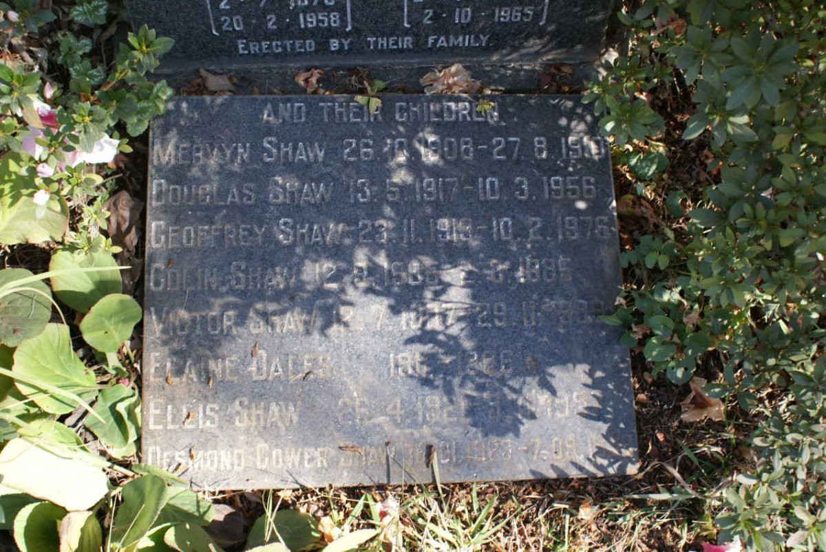 SHAW Campbell 1876-1958 &amp; Camilla 1884-1965 :: SHAW