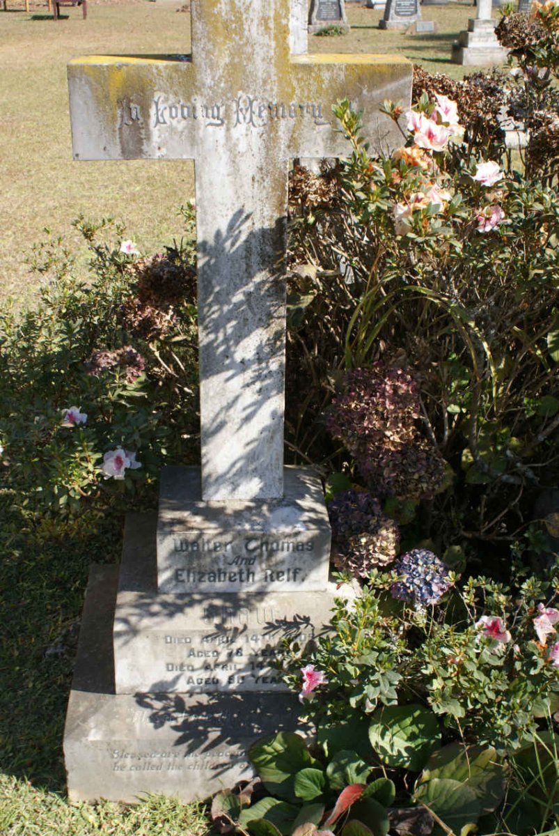 SHAW Walter Thomas 1909 &amp; Elizabeth Relf -1925