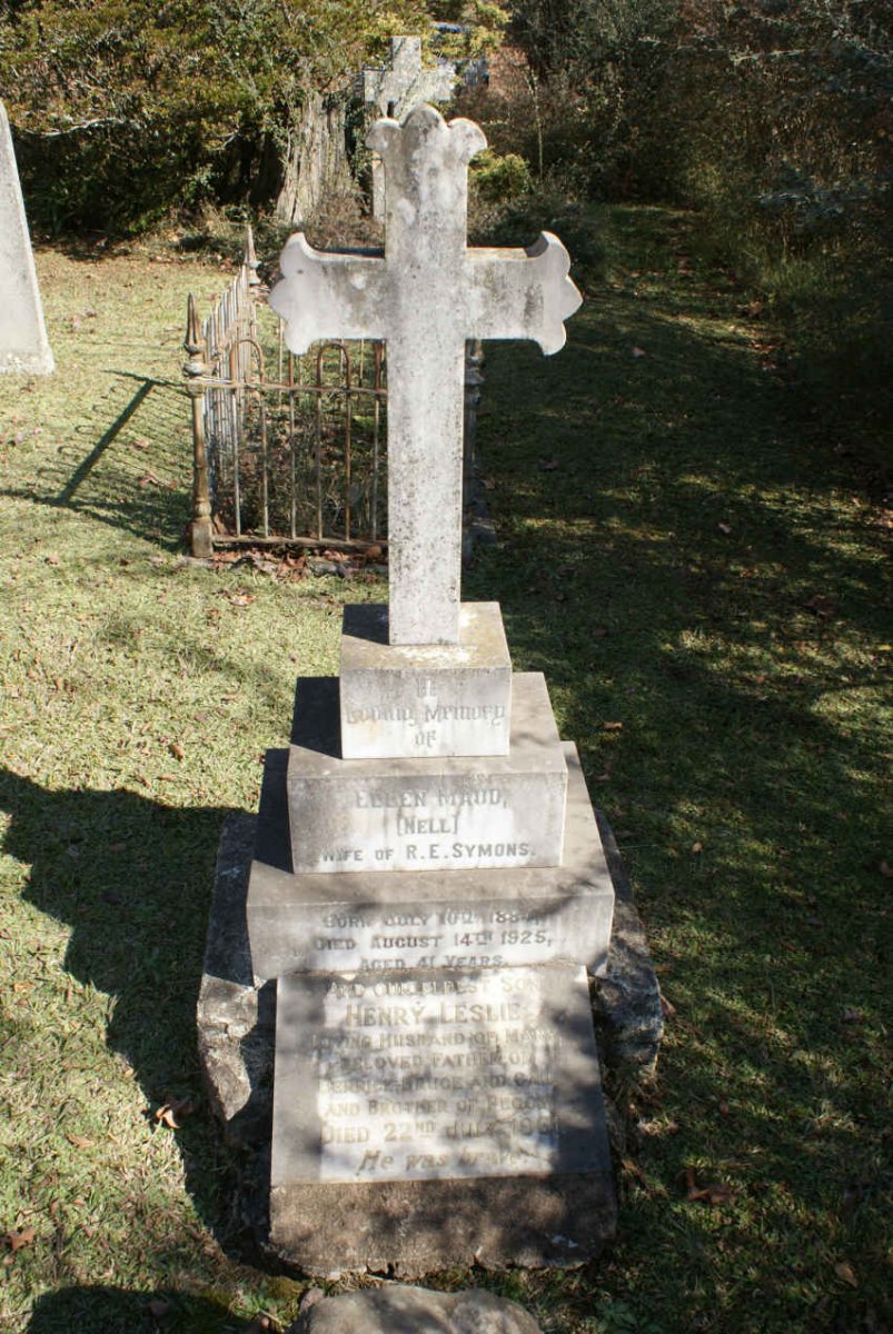 SYMONS Ellen Maud 1884-1925 :: SYMONS Henry Leslie -196?