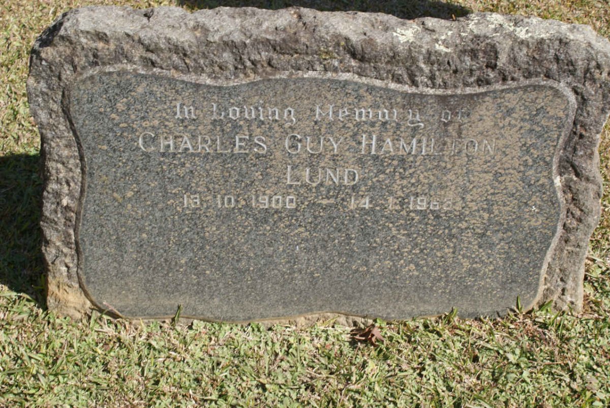 LUND Charles Guy Hamilton 1900-1963
