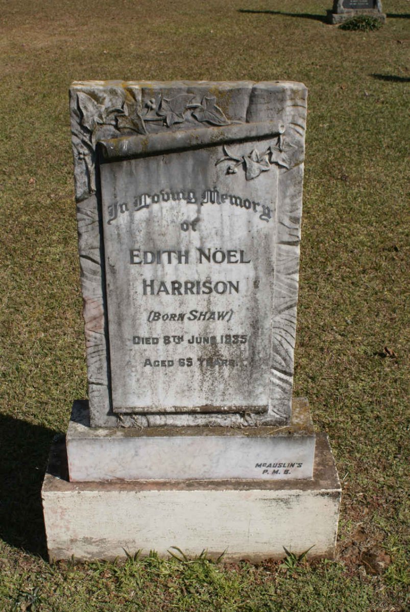 HARRISON Edith Noel nee SHAW  -1935