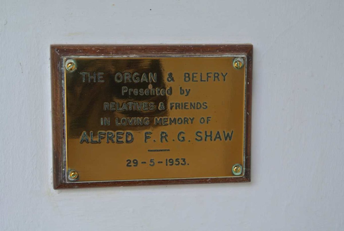 SHAW Alfred F.R.G.