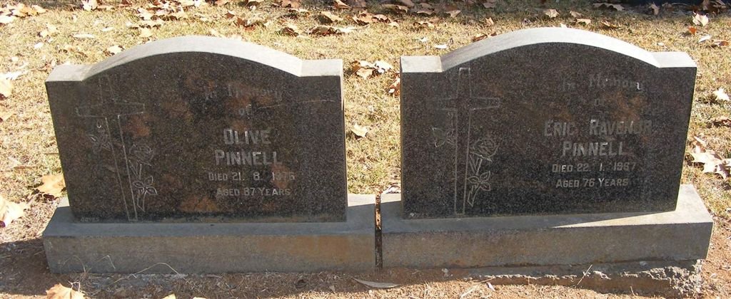 PINNELL Eric Ravenor -1967 &amp; Olive -1976