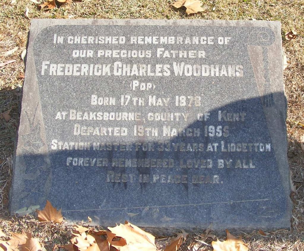 WOODHAMS Frederick Charles 1878-1955