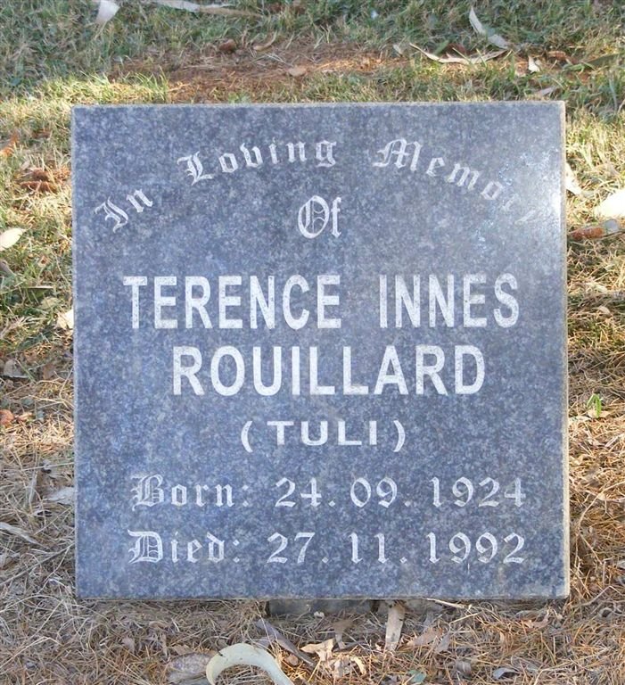 ROUILLARD Terence Innes 1924-1992