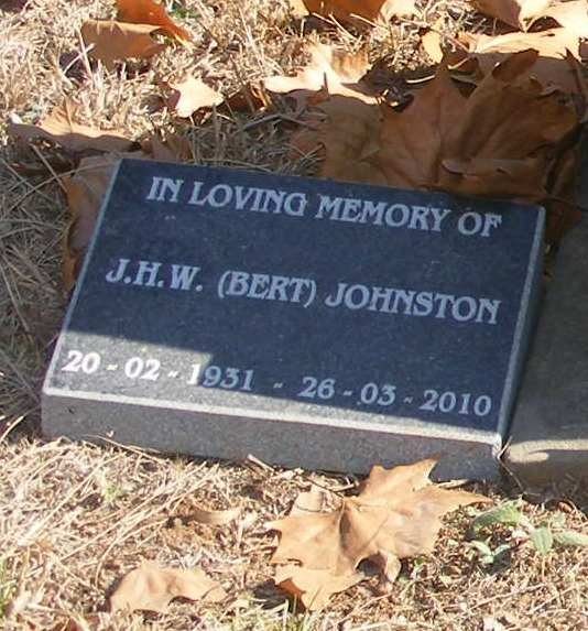 JOHNSTON JHW 1931-2010