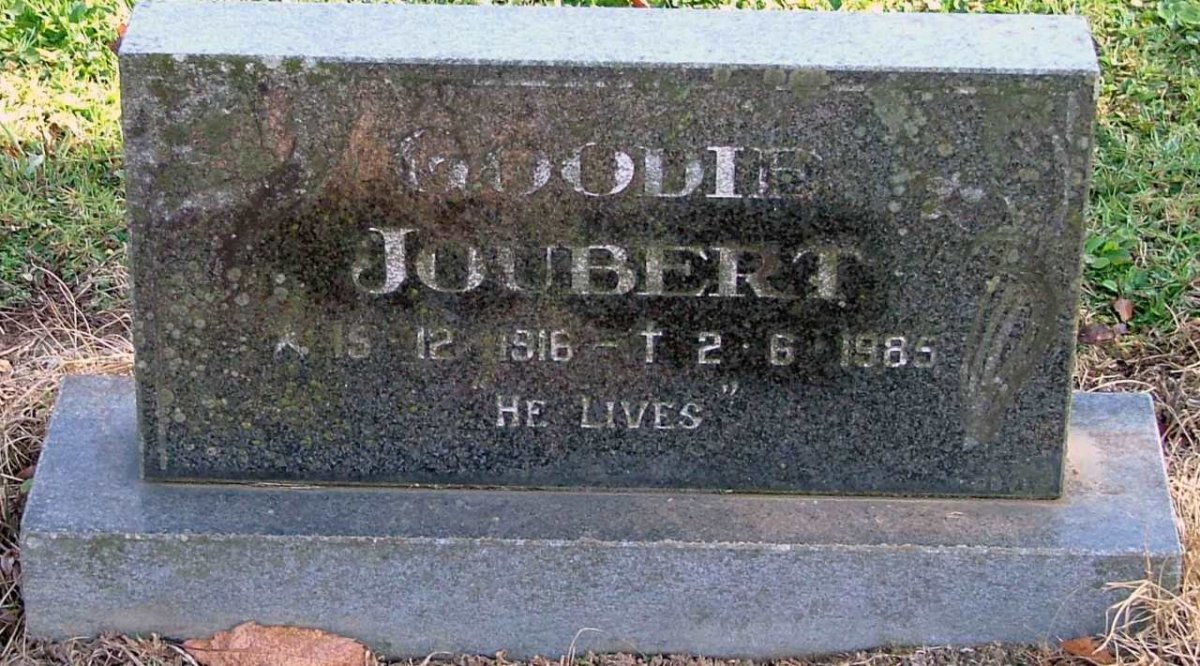 JOUBERT Goodie 1916-1985