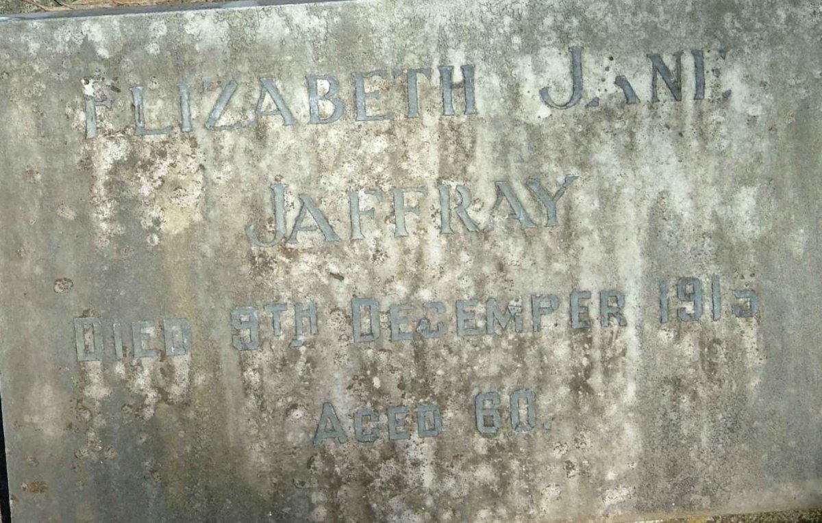 JAFFRAY Elizabeth Jane -1915