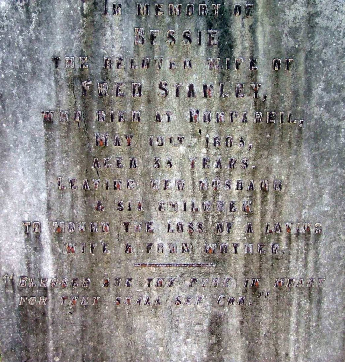 STANLEY Bessie -1885