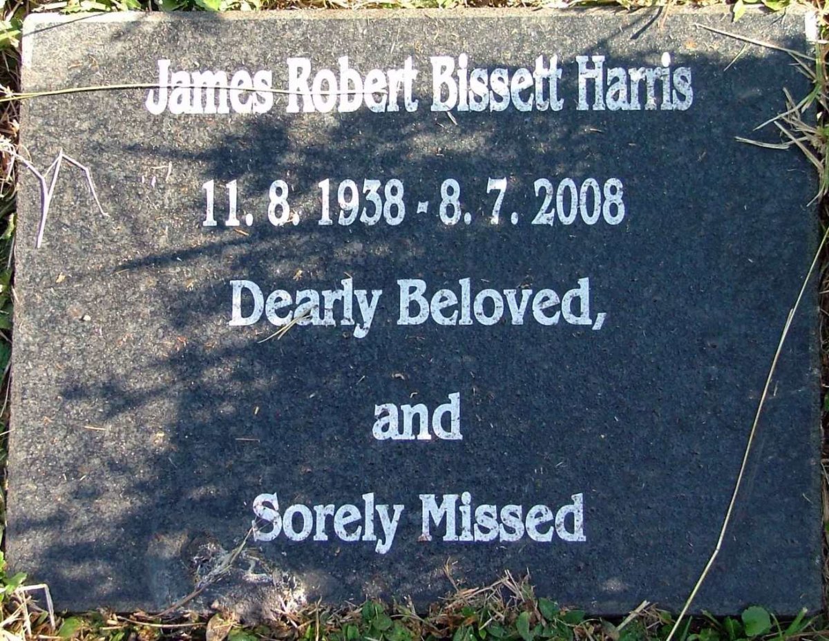 HARRIS James Robert Bissett 1938-2008